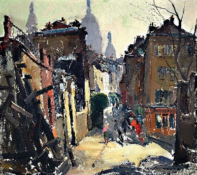 Image Paul-Jean Anderbouhr, 1909-2006, Ansicht aus Paris, Öl/Lwd, rechts unten sign., ca. ...