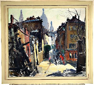 26995866k - Paul-Jean Anderbouhr, 1909-2006, Ansicht aus Paris, Öl/Lwd, rechts unten sign., ca. ...