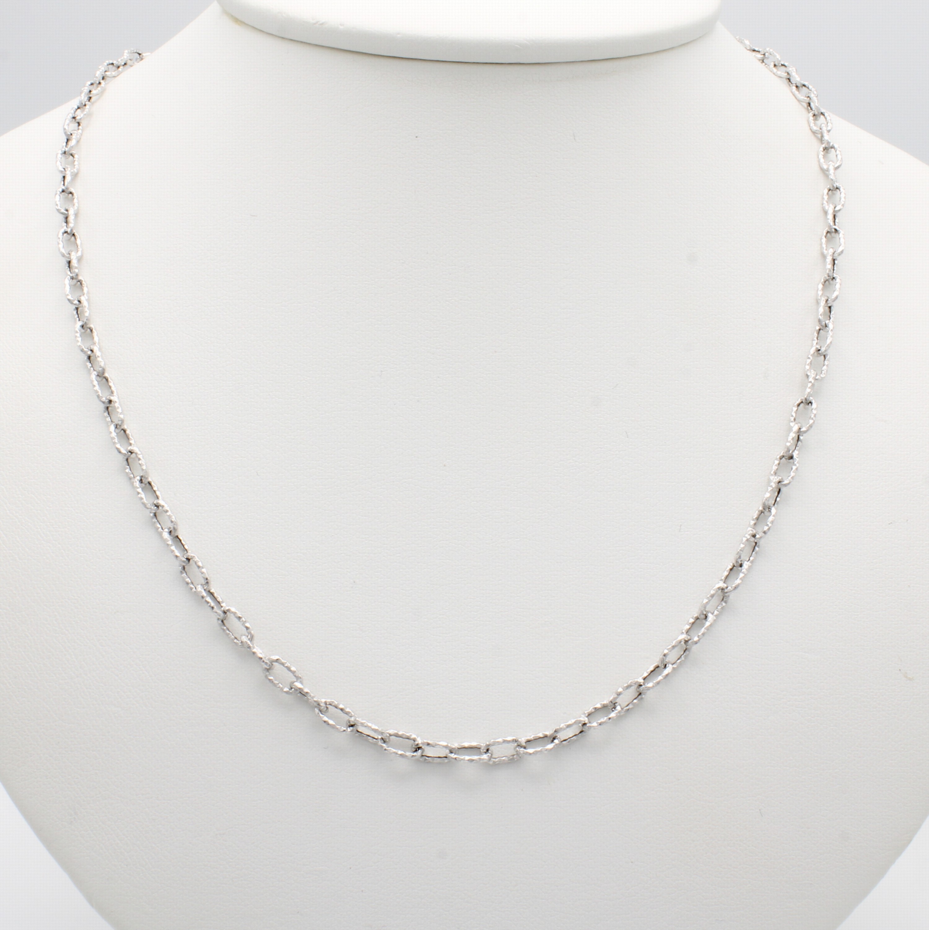 Image 26996115 - Gliederkette, WG 585/000, strukturiert, Karabinerschl., L. ca. 45 cm