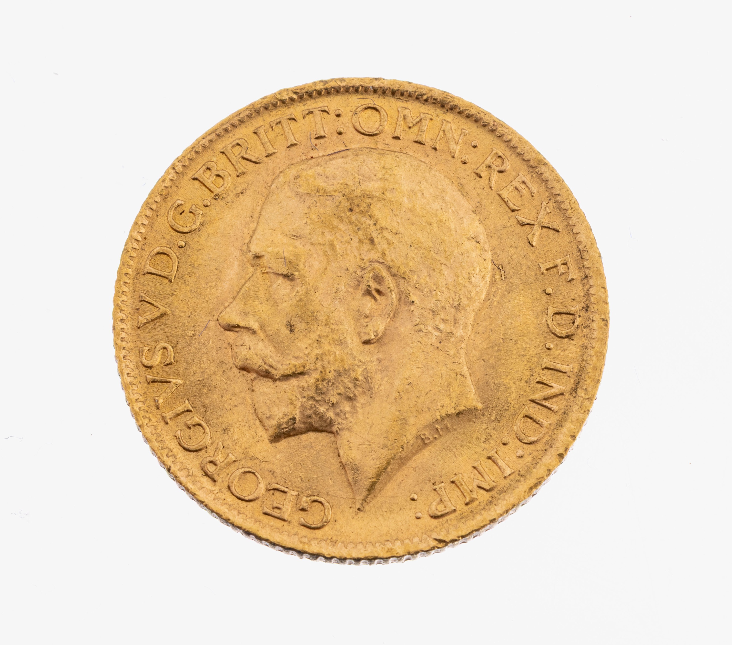 Image 26996151 - Goldmünze Sovereign, England 1914, Georg V.