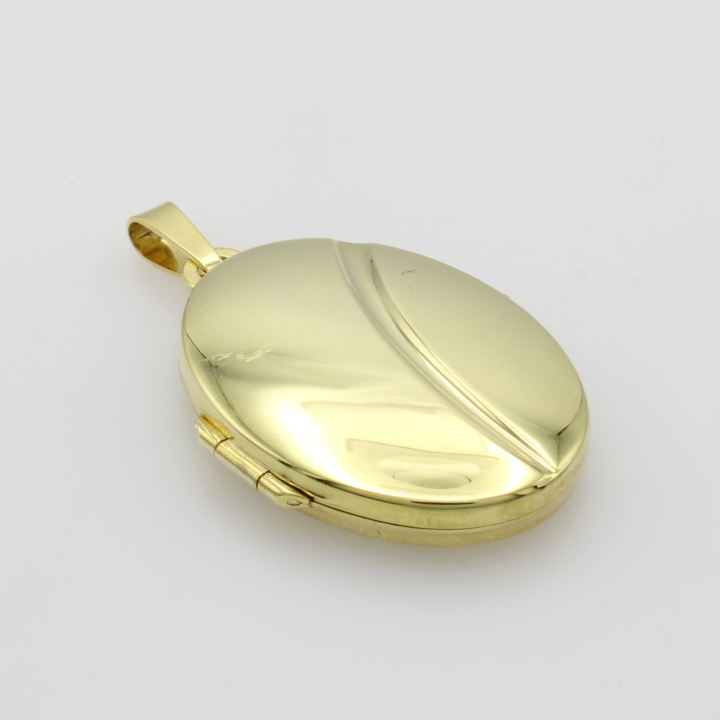 Image 26996156 - Anhänger ´Medaillon´, GG 585/000, z.T. matt