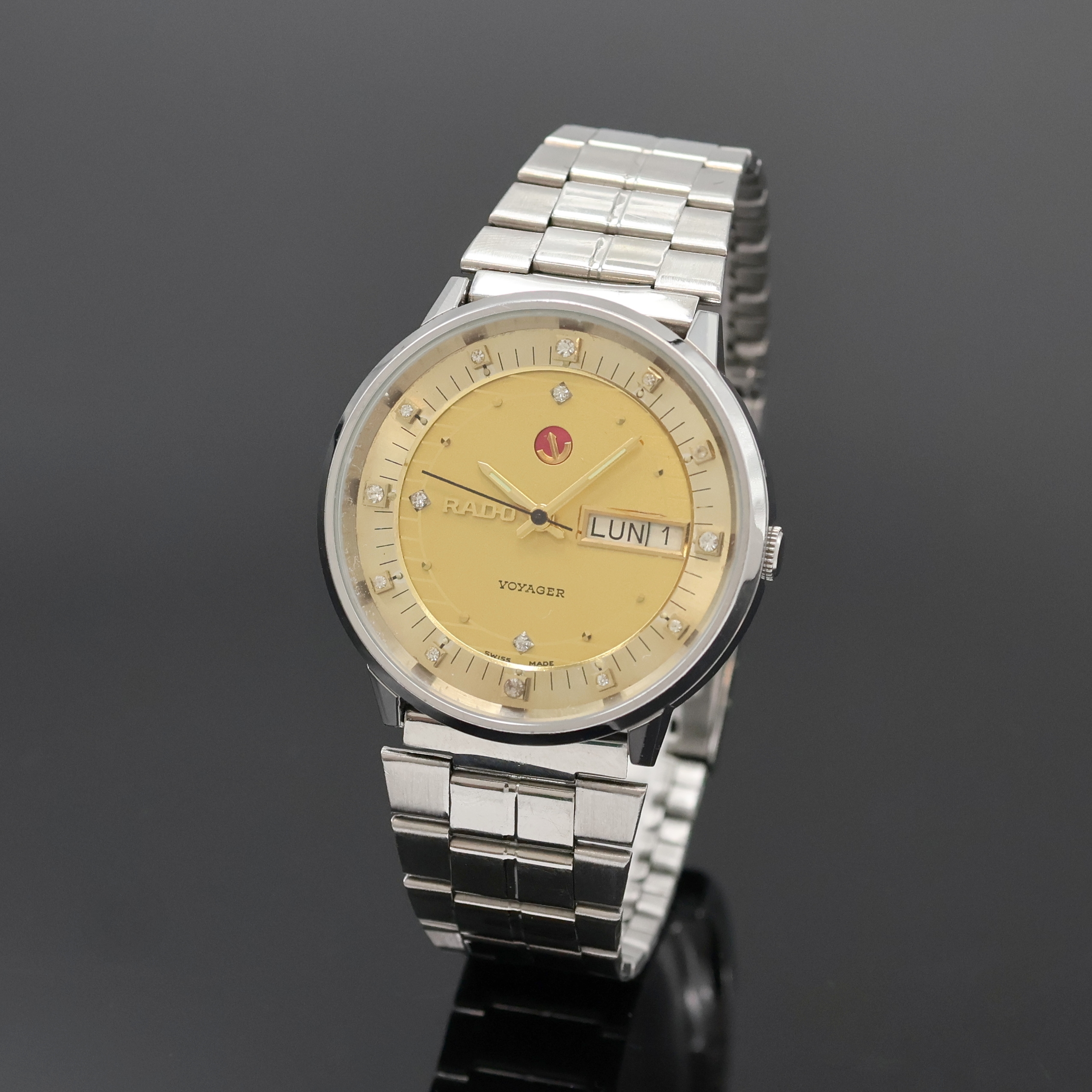 Image 26996178 - RADO Herrenarmbanduhr Referenz 5360-36T, Schweiz um 1965, Automatik, Edelstahlgeh. inkl. ...