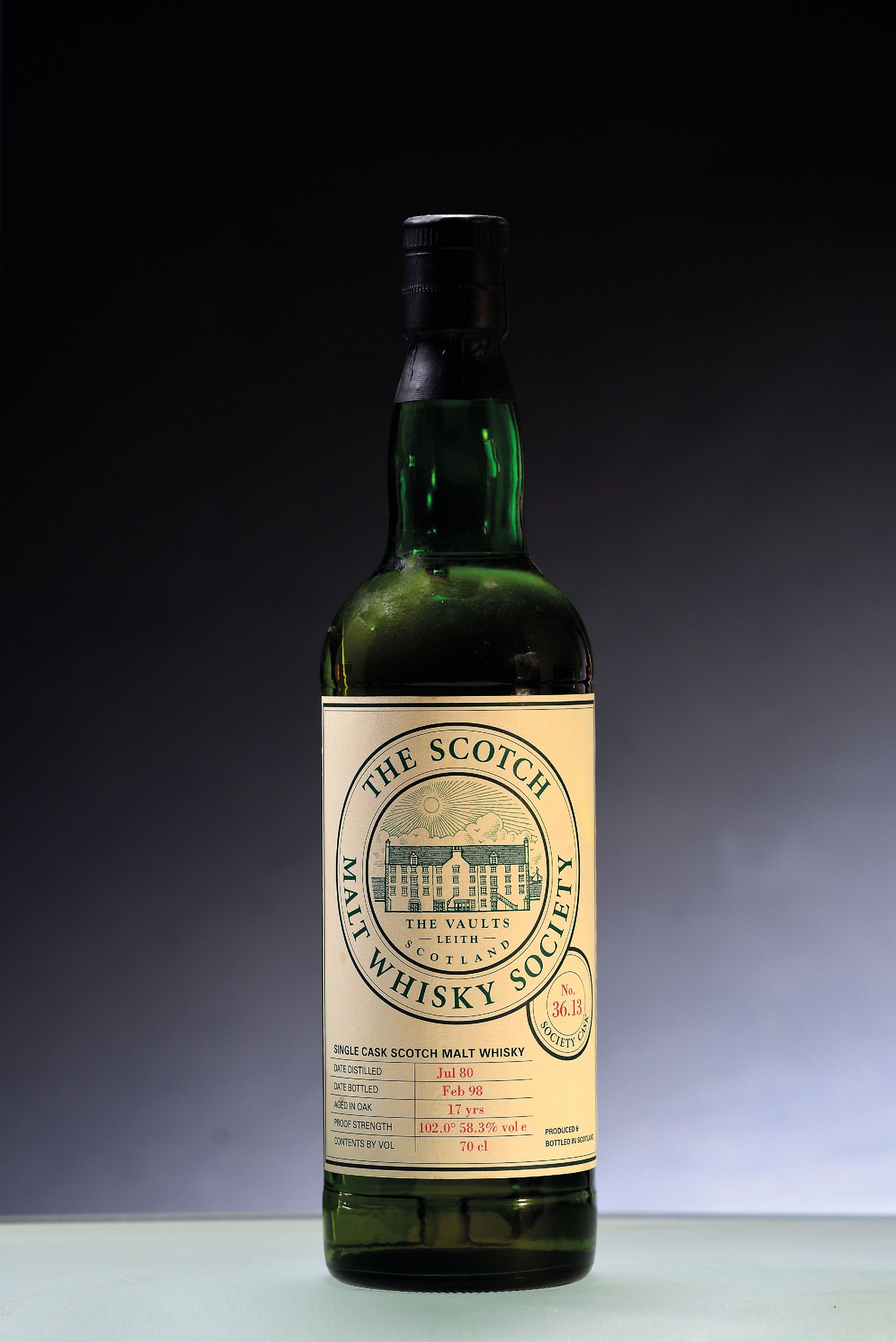 Image 26996358 - 1 Flasche 1980 Benrinnes SMWS 36.13, destilliert Juli 1980, abgefüllt 1998 bei The ...