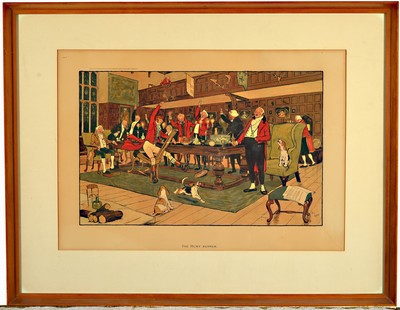 26996354b - Cecil Aldin, 1870 - 1935, , zwei Lithographien, ´Breakfast und, Supper´, um 1900, The ...