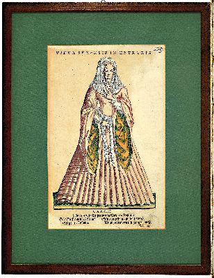 26996356m - Jost Amman, 1539 - 1591, vier Holzschnitte, vier Trachten, später koloriert, ...