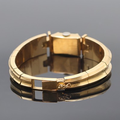 26996371b - OMEGA seltene Damenarmbanduhr in RG 750/000, Schweiz/Frankreich um 1951, Handaufzug, 2 ...