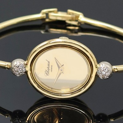 26996967a - CHOPARD ausgefallene Damenarmbanduhr in GG 750/000 mit Diamanten Referenz 5045 1, ...