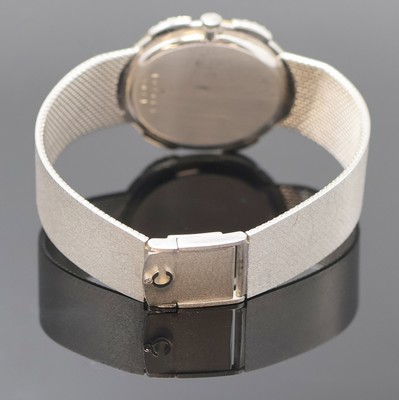 26996974b - CHOPARD Armbanduhr in WG 750/000 mit Diamanten, Schweiz um 1975, Handaufzug, Boden ...