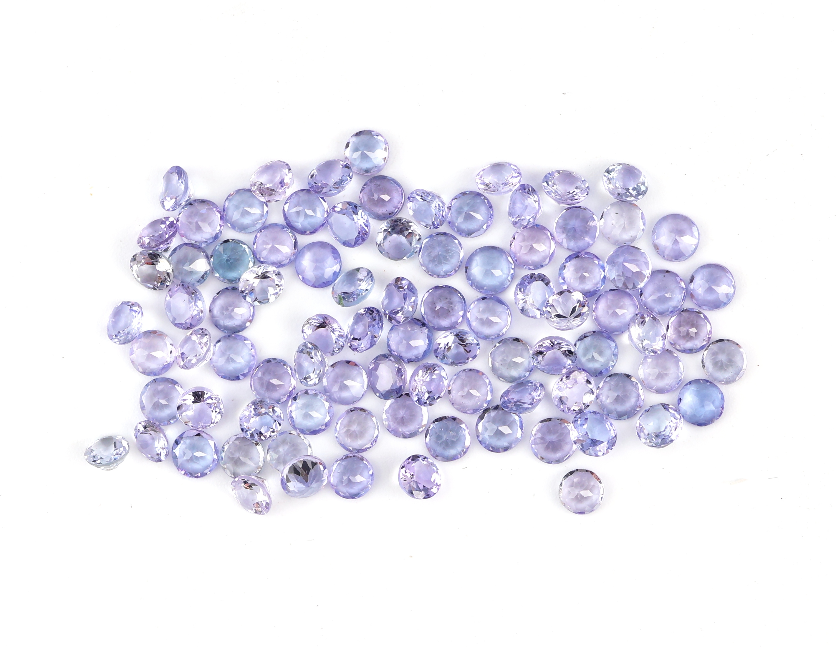 Image 26997768 - Lot lose Tansanite, zus. ca. 11.66 ct, rundfacett. Schätzpreis: 1800, - EUR