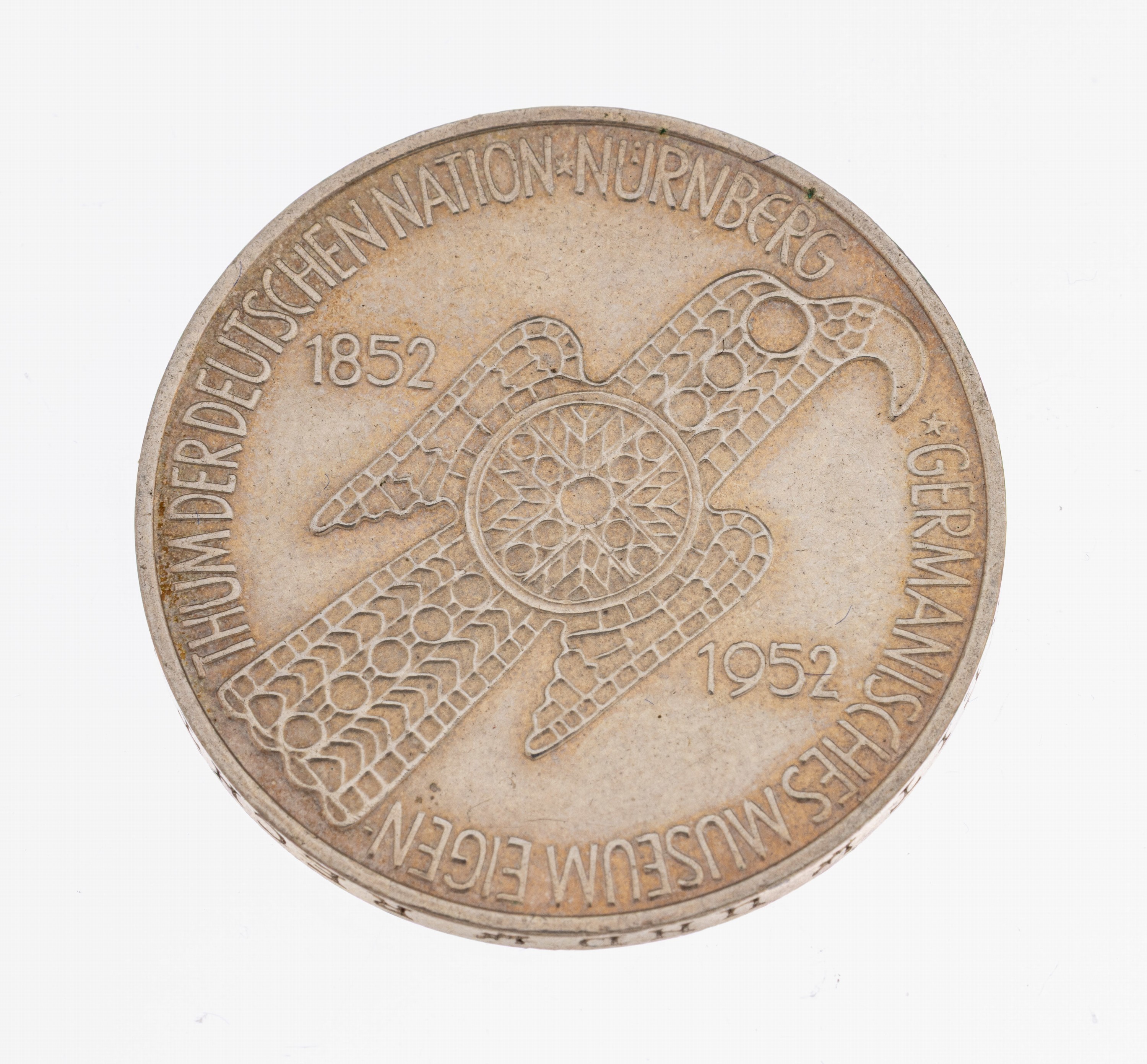 Image 26997772 - Silbermünze 5 Mark, Deutschland, 1952, Germanisches Museum Nürnberg