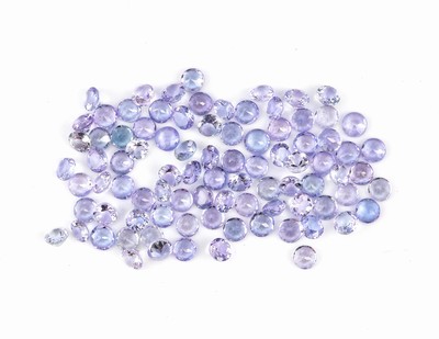 Image Lot lose Tansanite, zus. ca. 11.66 ct, rundfacett. Schätzpreis: 1800, - EUR