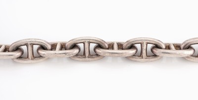 Image 26997778b - HERMES Armband, Silber, vintage, L. ca. 21 cm, Knebelschließe, Punzen teilw. ...