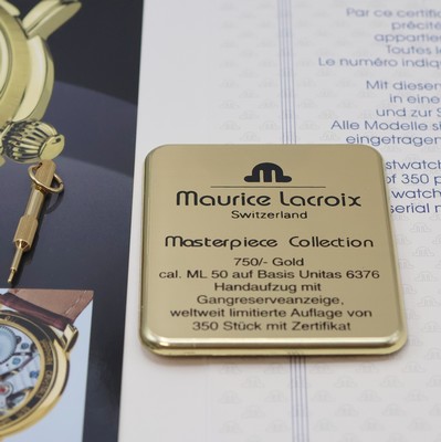 26997839f - MAURICE LACROIX auf 350 Stück limitierte Herrenarmbanduhr aus der Masterpiece Collection ...