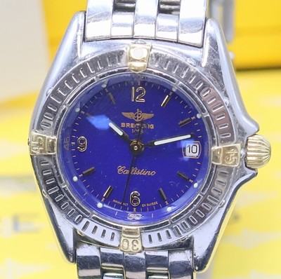 26998340a - BREITLING Callistino Damenarmbanduhr Referenz B52045, Schweiz verk. lt. beil. Pap. ...