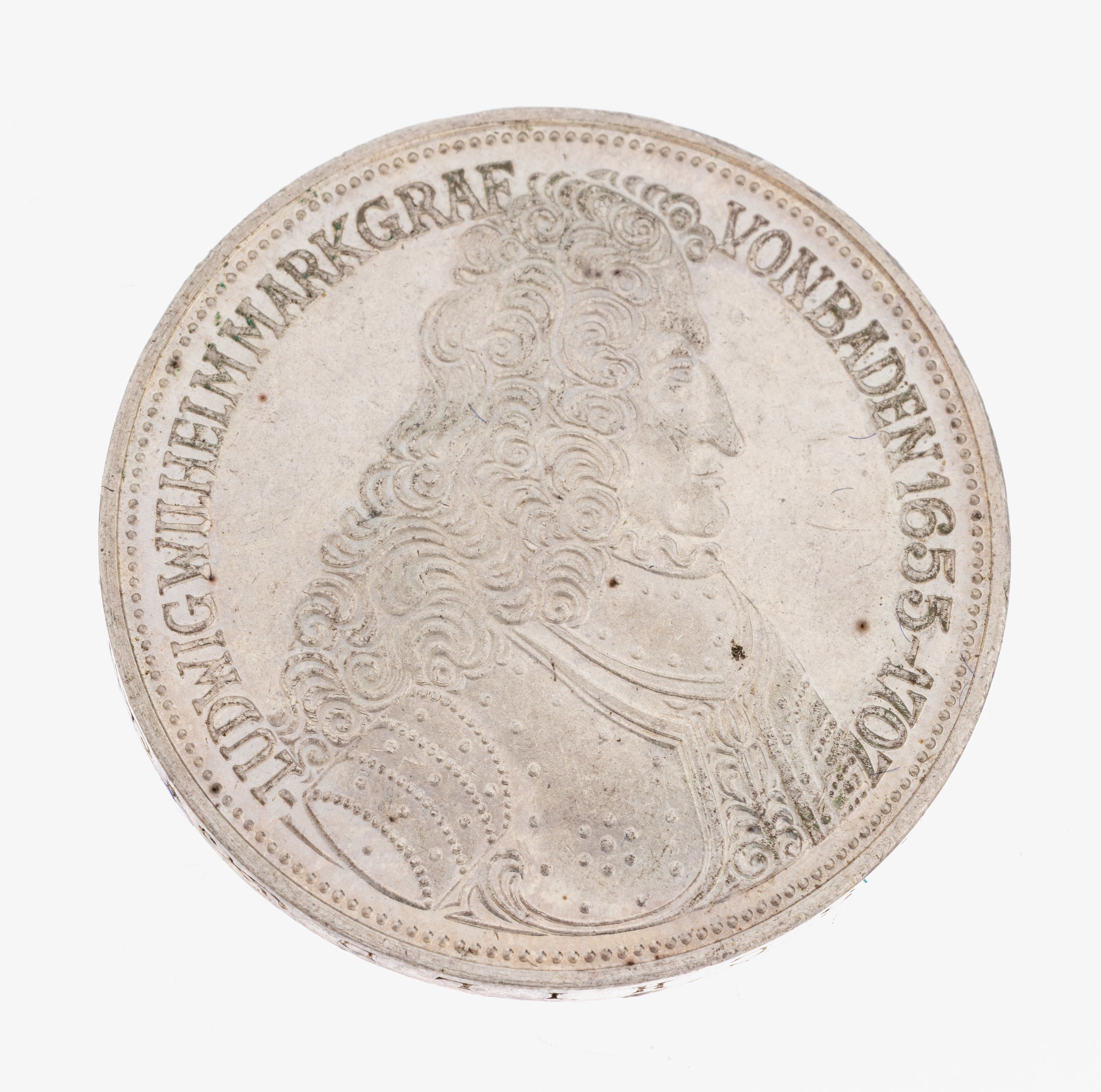 Image 26998472 - Silbermünze, 5 Mark, Deutschland, 1955, Ludwig Wilhelm Markgraf von Baden