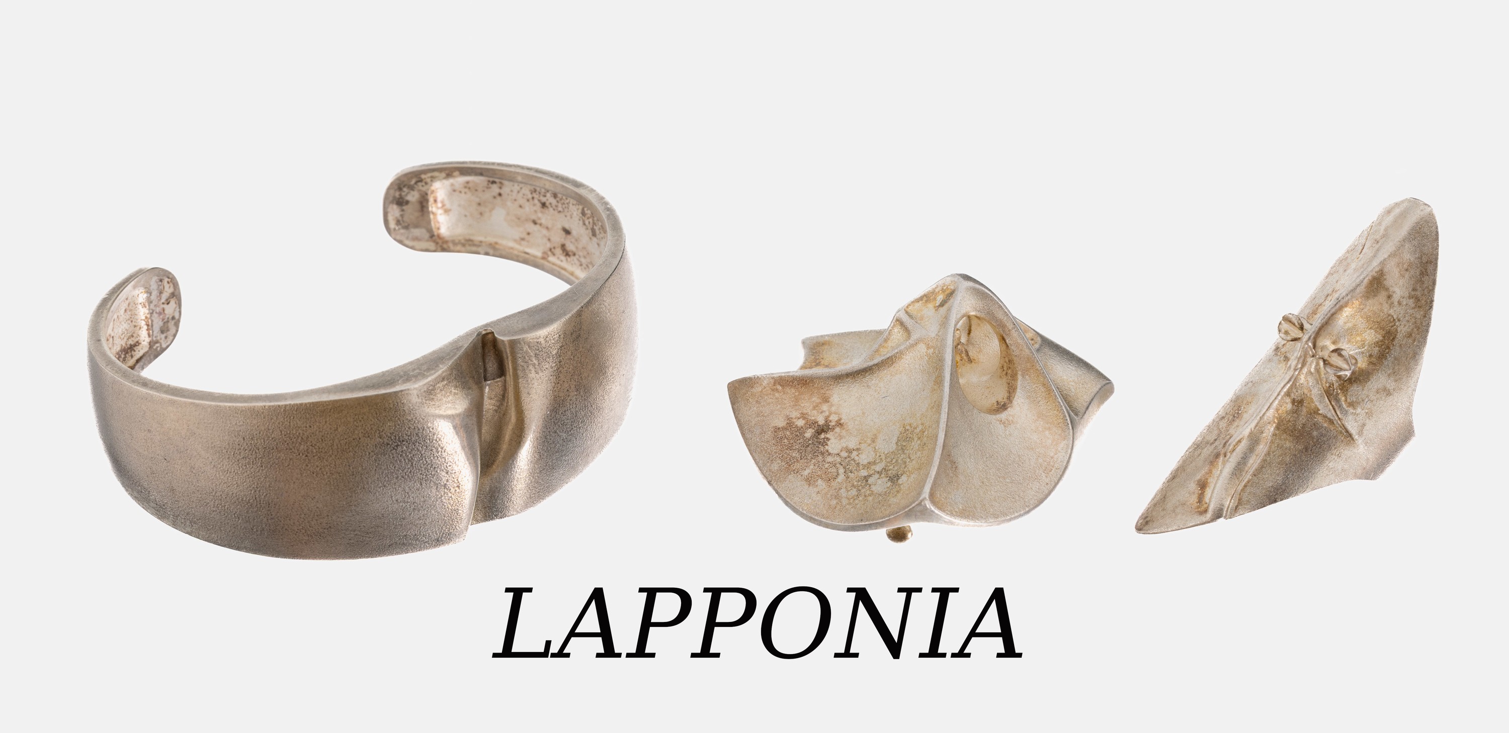 Image 26998478 - Konvolut LAPPONIA Schmuck, 925er Silber, best. aus: 1 Armspange, 1990, ca. 6 x 4.5 cm, ...
