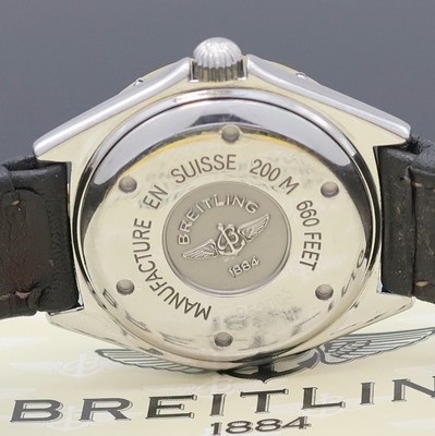 26998790d - BREITLING Lady J Damenarmbanduhr Referenz D52065, quarz, verschr. Edelstahlgeh., eins. ...