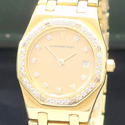 26998824a - AUDEMARS Piguet Royal Oak Damenarmbanduhr in GG 750/000 mit Diamanten, Schweiz um 1990, ...