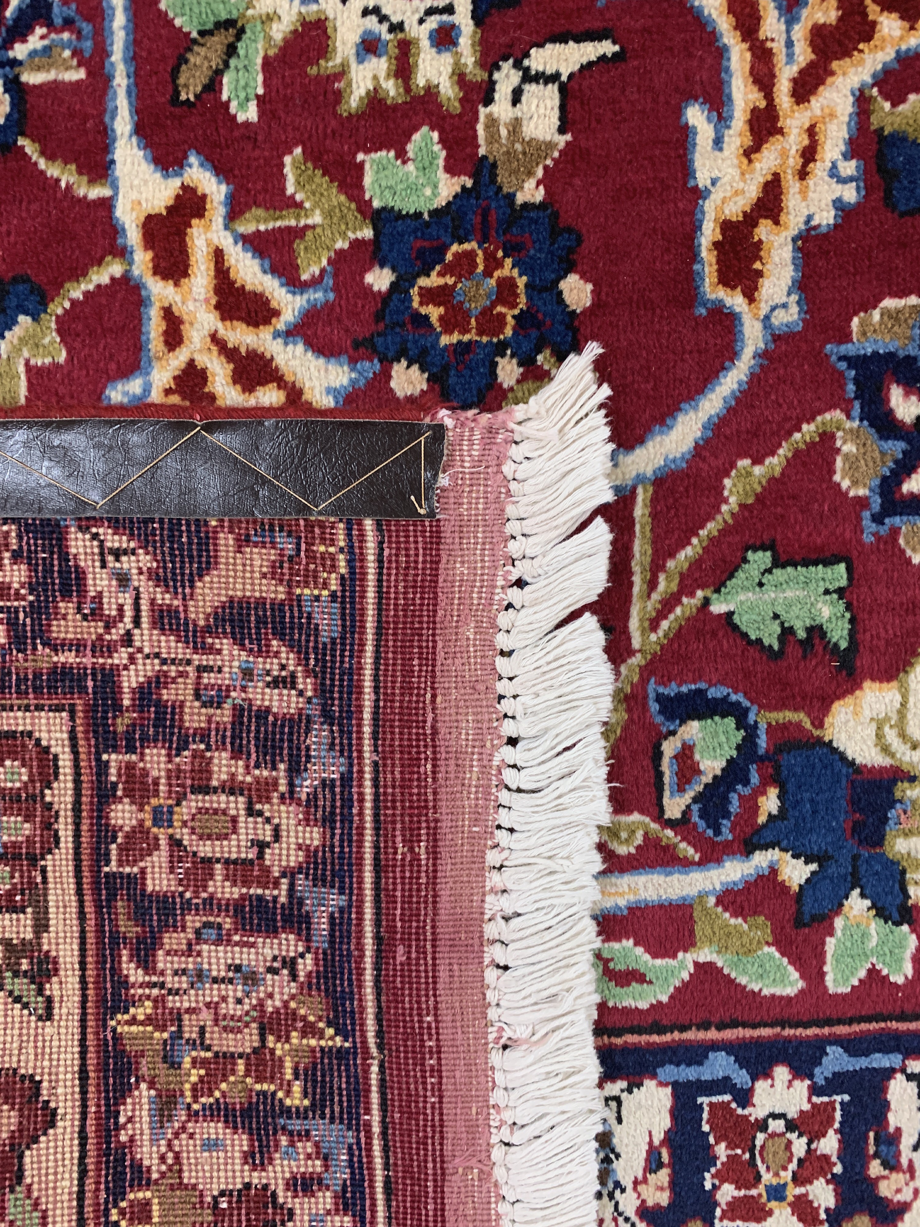 Detail j: Yazd signiert, Persien, Mitte 20.Jhd, Wolleauf Baumwolle, ca. 298 x 198 cm, EHZ: 1-2