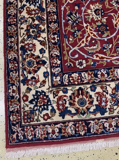 26998980b - Yazd signed, Persia, mid-20th century, wool oncotton, approx. 298 x 198 cm, condition: ...