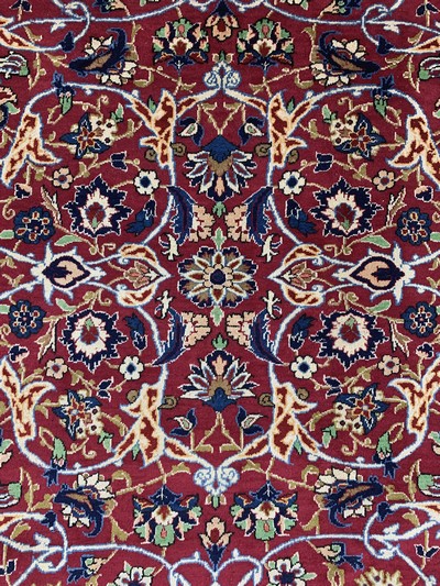 26998980e - Yazd signed, Persia, mid-20th century, wool oncotton, approx. 298 x 198 cm, condition: ...