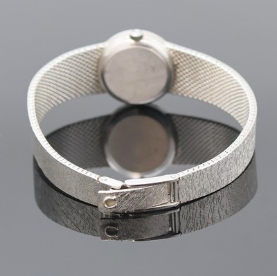 26999162b - OMEGA Damenarmbanduhr in WG 585/000 Referenz 7280, Schweiz um 1973, Handaufzug, Boden ...