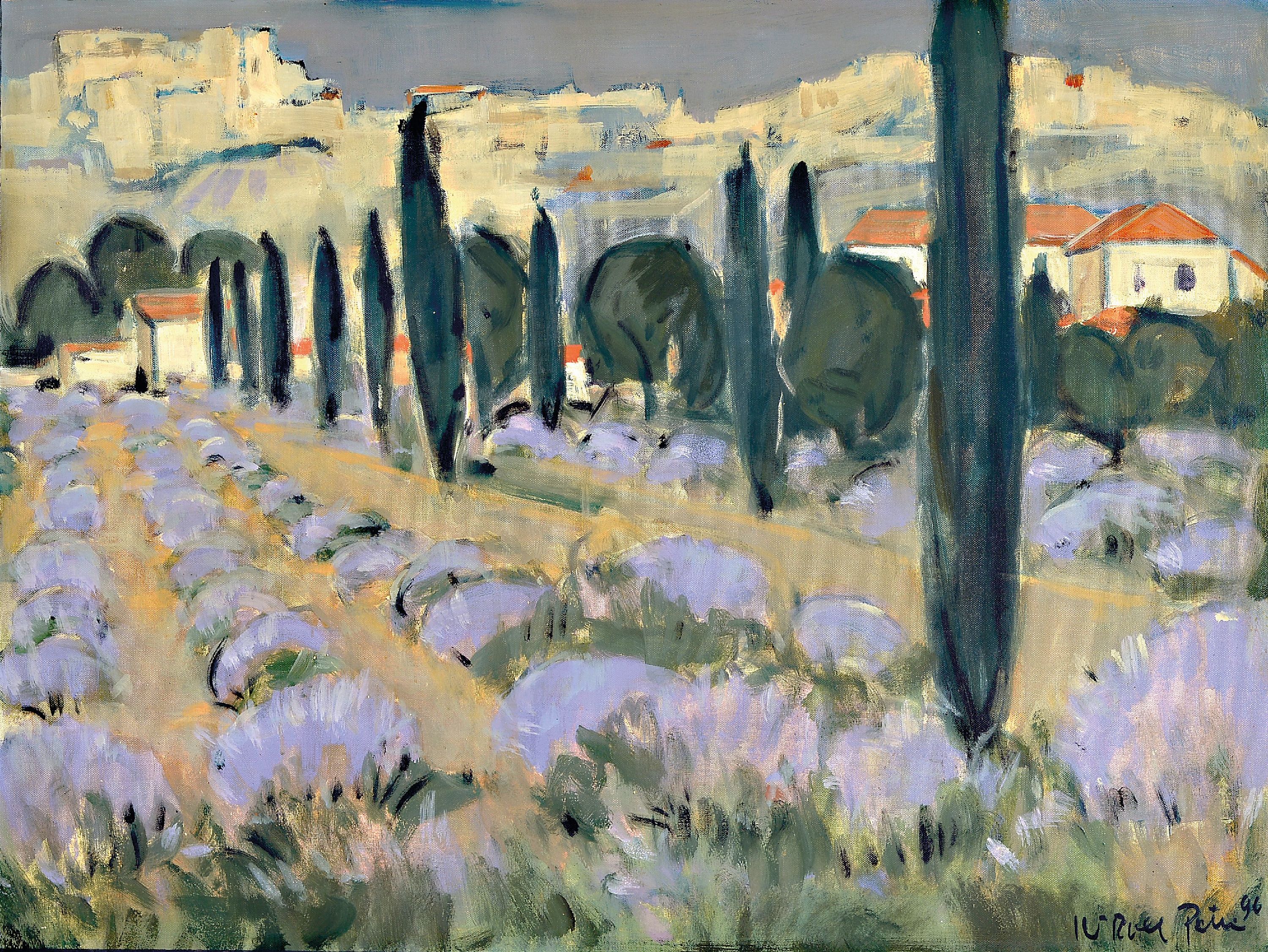 Image 26999599 - Hans Rolf Peter, 1926-2020 Neustadt an der Weinstr., Landschaft in der Provence, ...