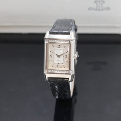 Image Jaeger-LeCoultre Reverso Damenarmbanduhr Referenz 265.3.86 in WG 750/000 mit Diamanten, ...