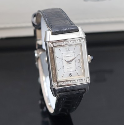 26999554b - Jaeger-LeCoultre Reverso Damenarmbanduhr Referenz 265.3.86 mit Diamanten, Schweiz um ...