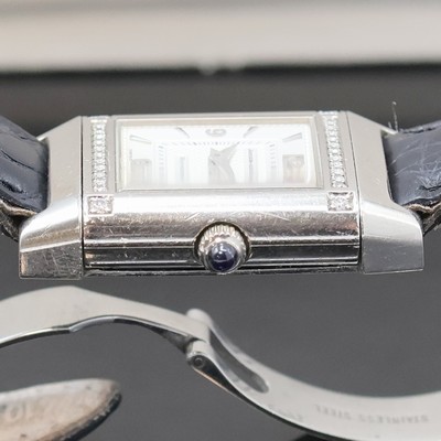26999554f - Jaeger-LeCoultre Reverso Damenarmbanduhr Referenz 265.3.86 mit Diamanten, Schweiz um ...