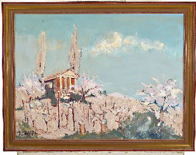 26999598k - Hans Rolf Peter, 1926-2020 Neustadt an der Weinstr., ´Mandelblüte in der Pfalz´, ...