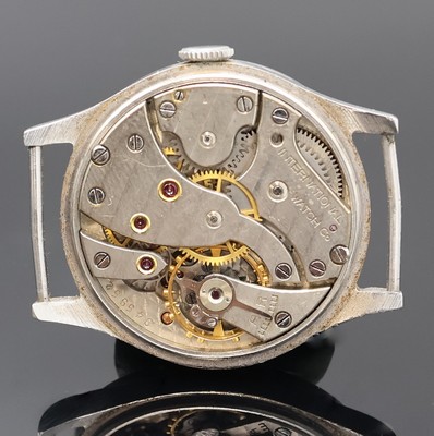 26999835c - IWC Armbanduhr in Stahl mit Kaliber 83 in seltener Ausführung, Schweiz um 1936, ...