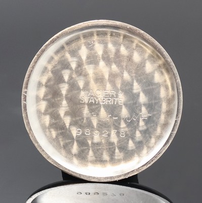 26999835d - IWC Armbanduhr in Stahl mit Kaliber 83 in seltener Ausführung, Schweiz um 1936, ...