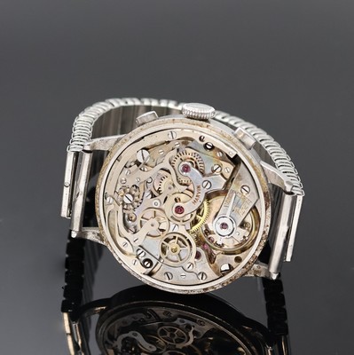 27000099d - MARVIN Schaltradchronograph in Stahl, Schweiz um 1940, Handaufzug, 3-teil. Geh., sign. ...