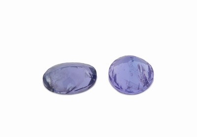 27000351a - Lot 2 lose Tansanite, zus. ca. 1.72 ct, ovalfacett. Schätzpreis: 580, - EUR