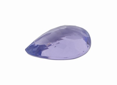 27000354a - Loser Tansanit, ca. 1.56 ct, facett. Tropfen Schätzpreis: 580, - EUR