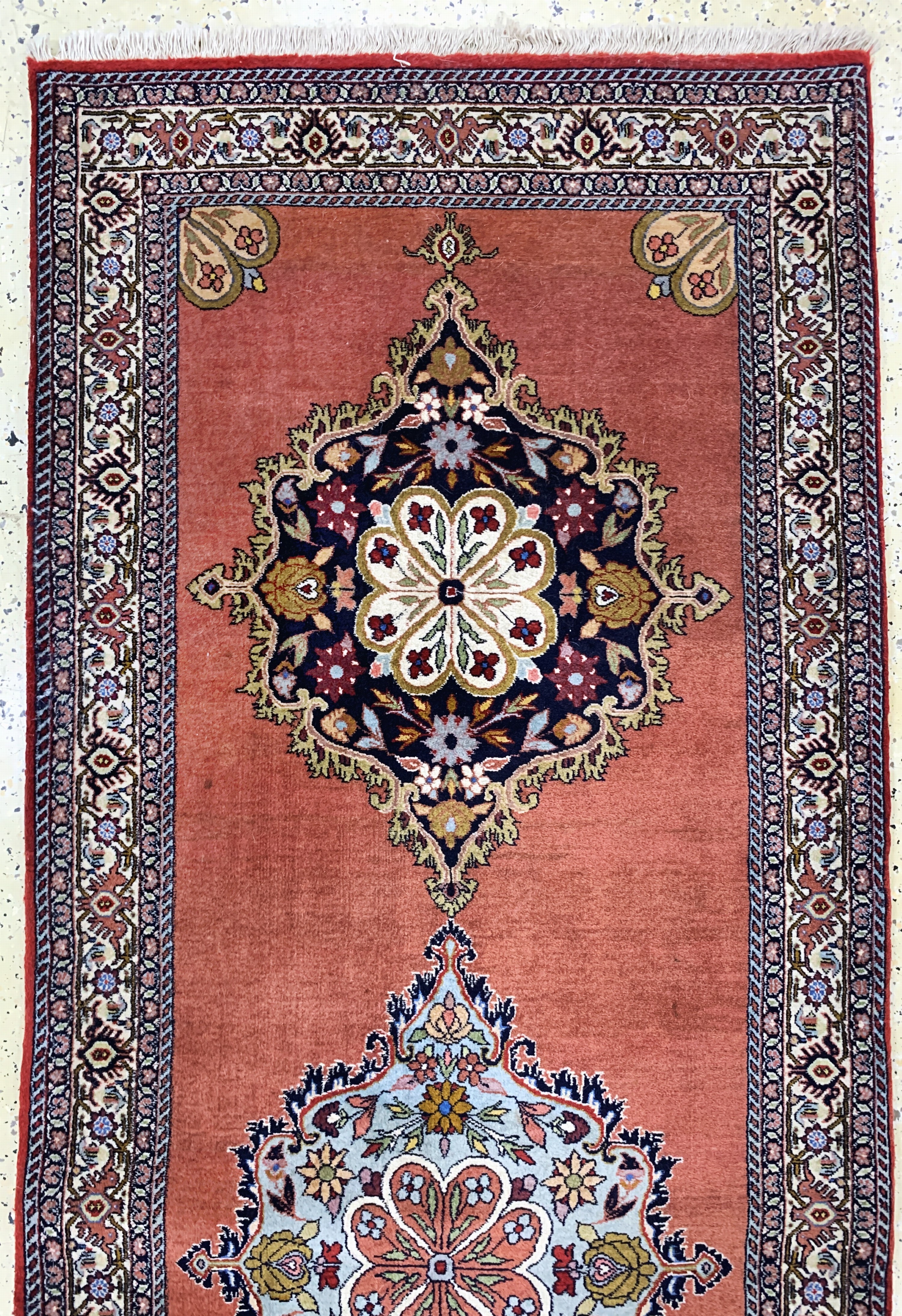 Detail a: Bidjar fein, Persien, Ende 20.Jhd., Korkwolle, ca. 385 x 92 cm, EHZ: 2