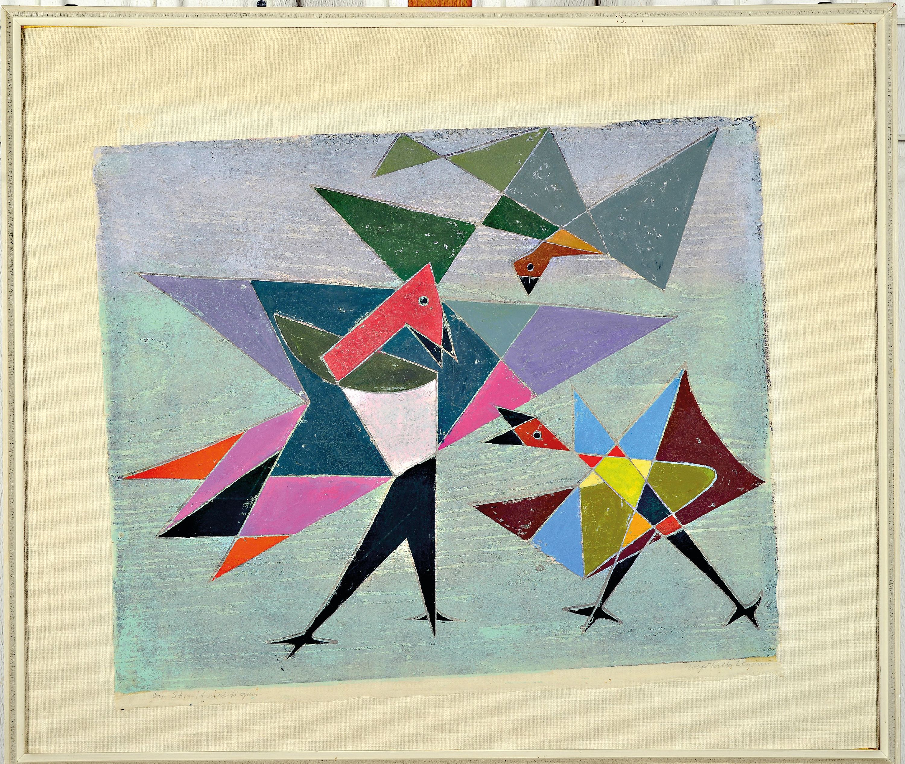 Image 27000615 - Rolf Müller-Landau, 1903-1956 Bad Bergzabern , Monotypie auf Bütten, ´Die ...