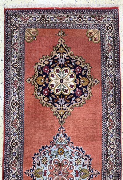 27000610a - Bidjar fein, Persien, Ende 20.Jhd., Korkwolle, ca. 385 x 92 cm, EHZ: 2 Schätzpreis: ...