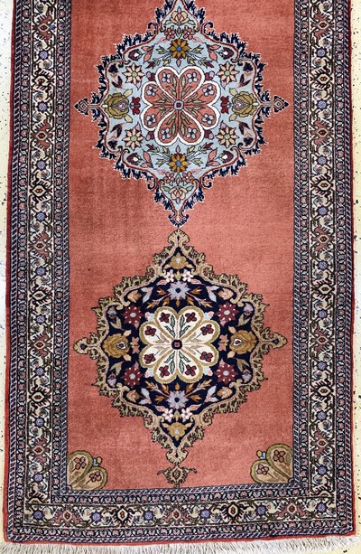 27000610d - Bidjar fein, Persien, Ende 20.Jhd., Korkwolle, ca. 385 x 92 cm, EHZ: 2 Schätzpreis: ...