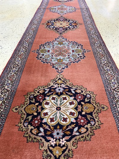 27000610e - Bidjar fein, Persien, Ende 20.Jhd., Korkwolle, ca. 385 x 92 cm, EHZ: 2 Schätzpreis: ...