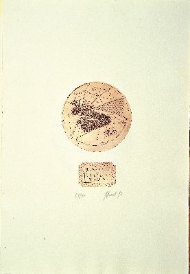 27000612m - Gerd Hanebeck, 1939 Remscheid-2017 Wuppertal , Mappe ´Hommage a Alphonse Penaud´, 1977, ...