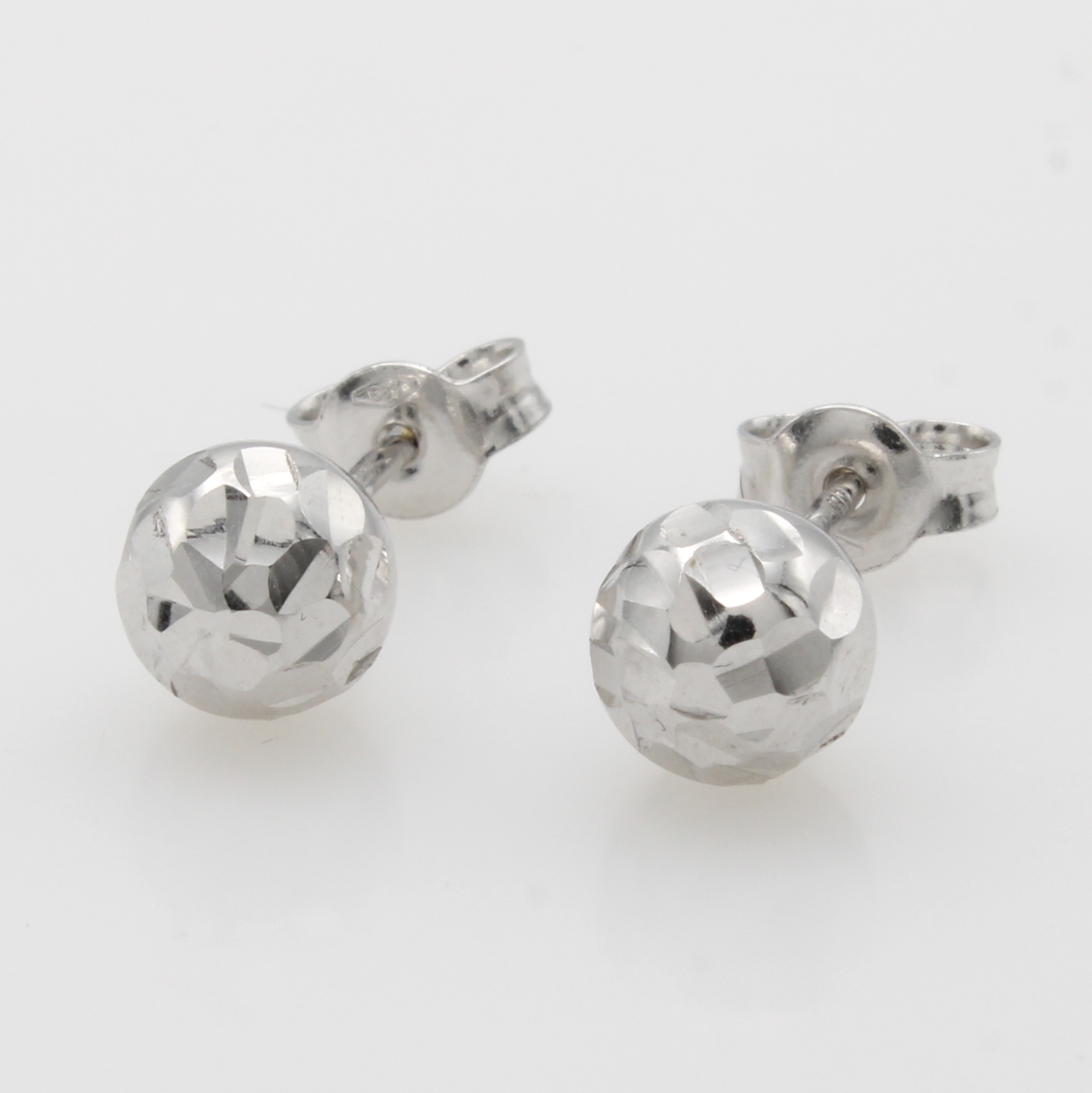 Image 27000780 - Paar Kugelohrstecker, WG 585/000, fac. Kügelchen ca. 6 mm