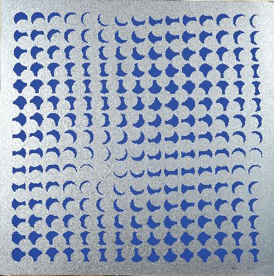 27000786m - Prof. Timm Ulrichs, geb. 1940 Berlin, 3 Serigraphien, o.T. Ed. 59/100, 50x50 cm, ...