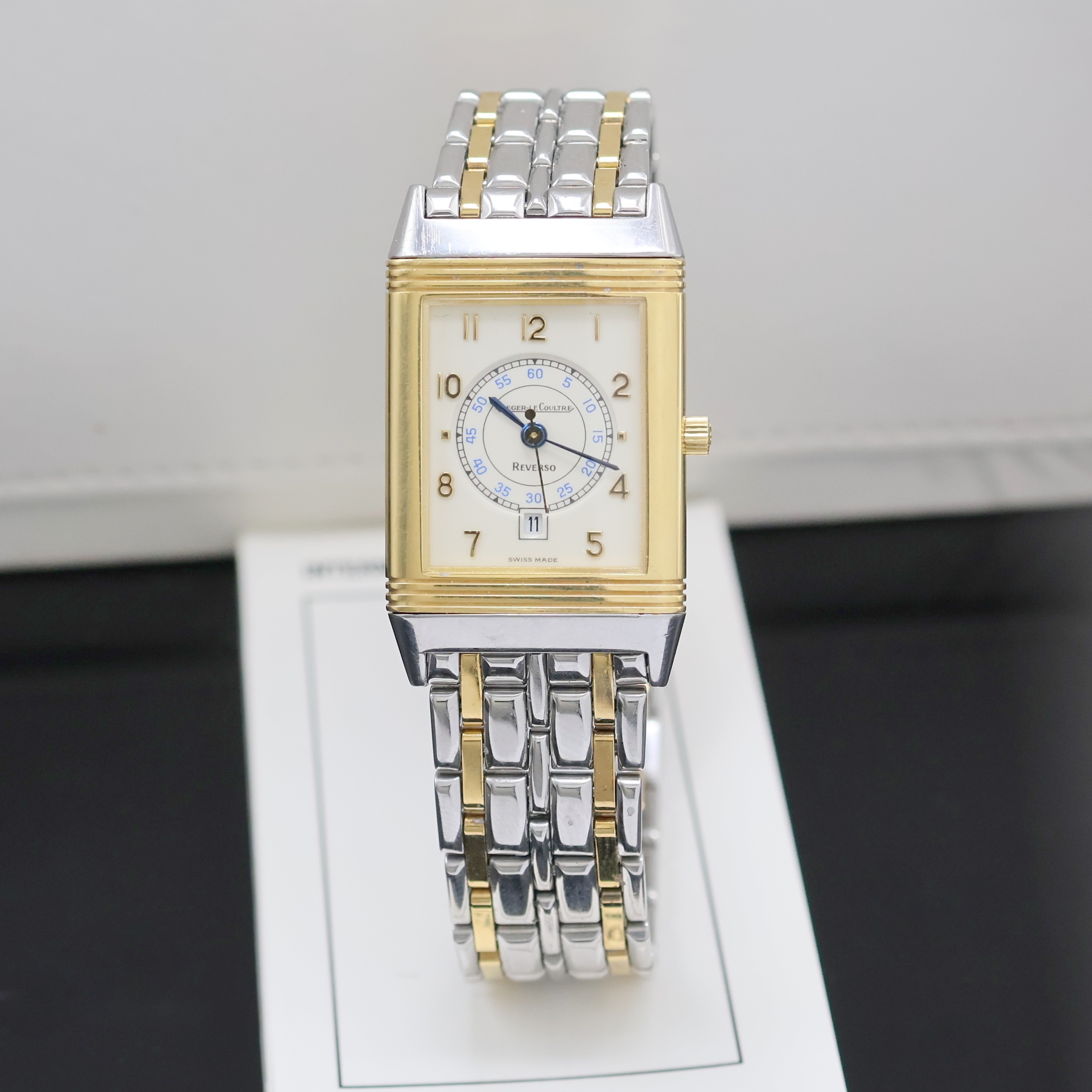Image 27001055 - Jaeger-LeCoultre Reverso Armbanduhr Referenz 250.5.11, quarz, um 180 Grad drehbares ...