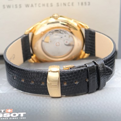 27001028c - TISSOT Herrenarmbanduhr Vintage Powermatic 80 in RG 750/000 Referenz T920407A, ...