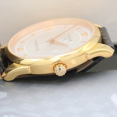 27001028d - TISSOT Herrenarmbanduhr Vintage Powermatic 80 in RG 750/000 Referenz T920407A, ...