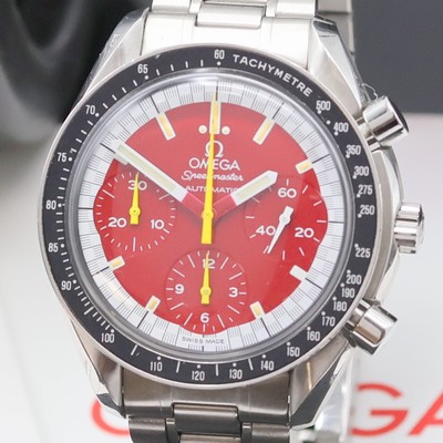 27001032a - OMEGA Herrenarmbanduhr Serie Speedmaster Sonderedition Michael Schumacher Referenz ...
