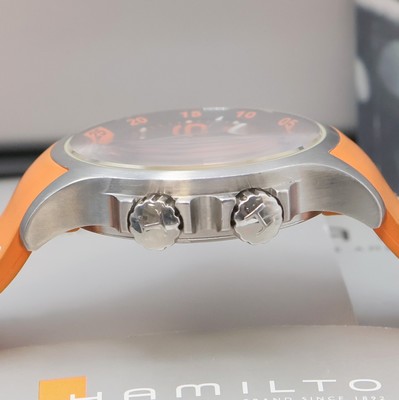 27001039d - HAMILTON Fliegerarmbanduhr Modell Khaki Air Race Referenz H776650, Automatik, ...