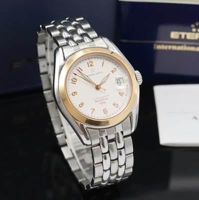 27001043b - ETERNA seltene Herrenarmbanduhr Chronometer Kontiki 1958 Referenz 1573.47, Automatik, ...